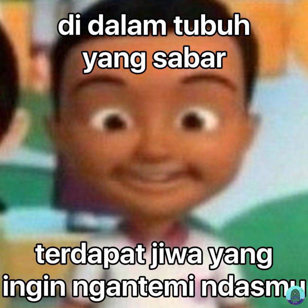 Meme ketika hidup isinya sabar mulu (x.com/tanyakanrl)