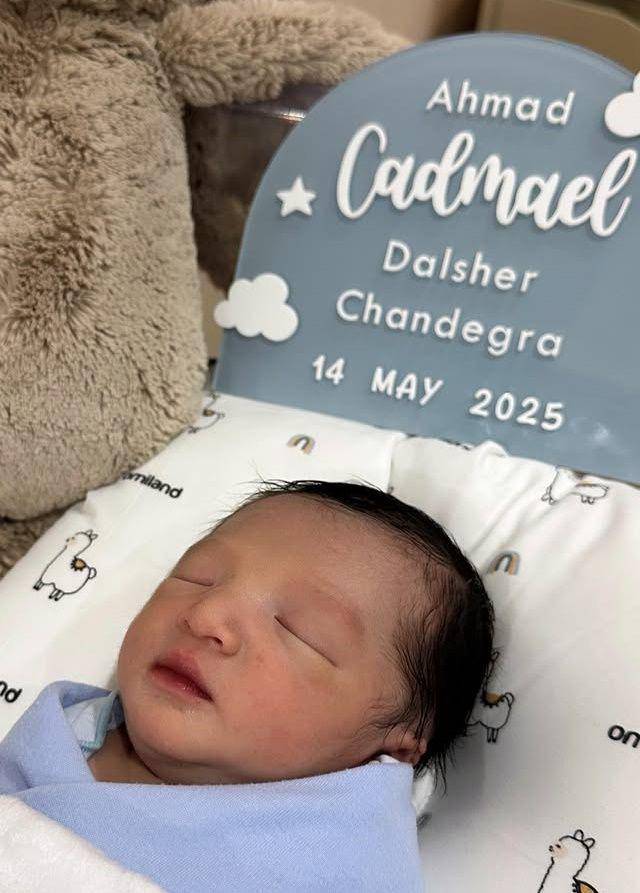 potret istri Chand Kelvin melahirkan (instagram.com/deasahirah)