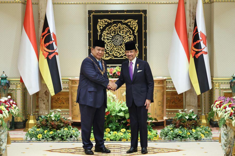Prabowo Tegaskan Komitmen Pererat Hubungan Indonesia Brunei