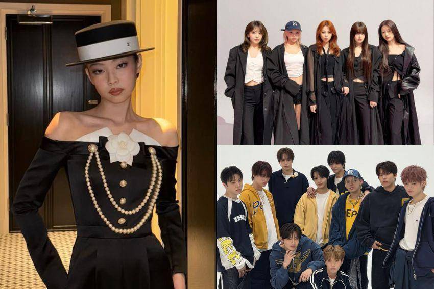 daftar penerima sertifikasi circle platinum (instagram.com/jennyrubyjane | instagram.com/yg_treasure_official | instagram.com/le_sserafim)