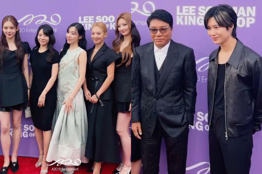 ⁠7 Potret Premiere Film Dokumenter Lee Soo Man di LA, Ramai Idol Korea