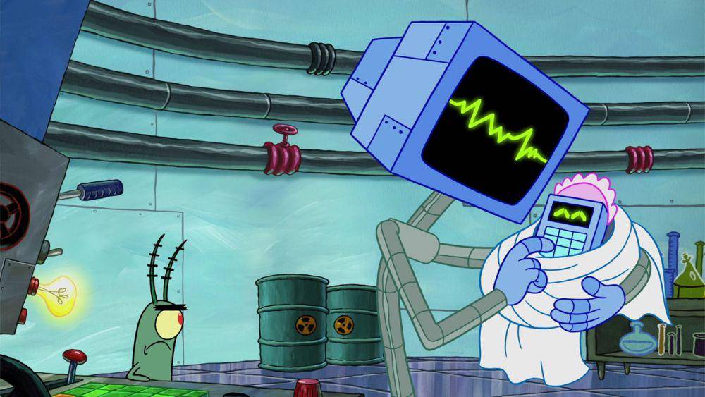 Plankton dan keluarganya (dok. Nickelodeon/SpongeBob SquarePants)