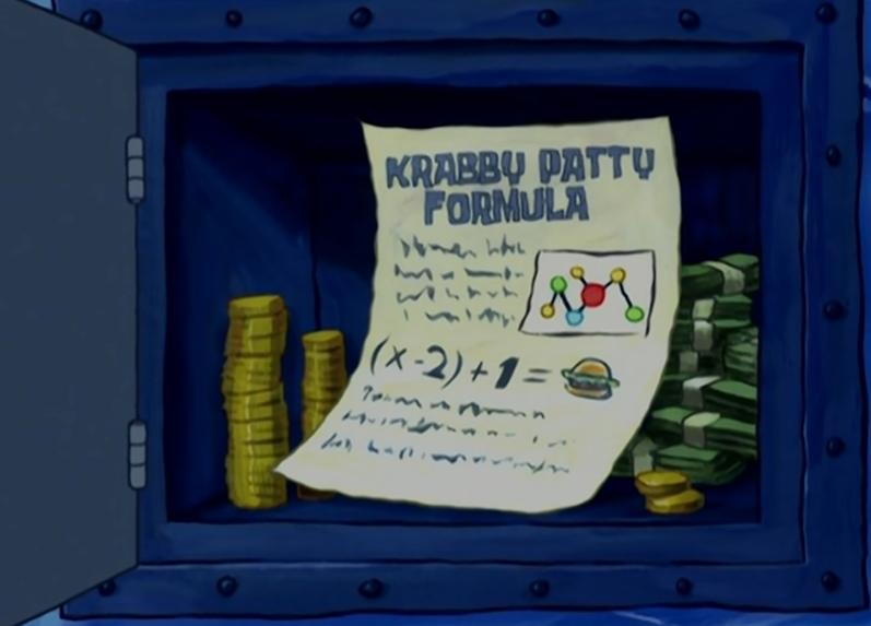 cuplikan resep rahasia Krabby Patty (dok. Nickelodeon/SpongeBob SquarePants)