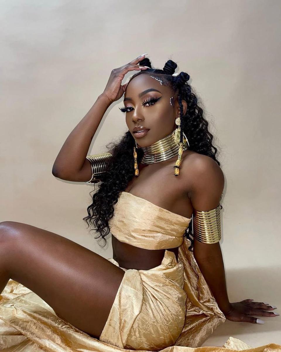 Potret Miss Supranational Haiti 2025, Sklouchere Pierre (instagram.com/skgaloree)