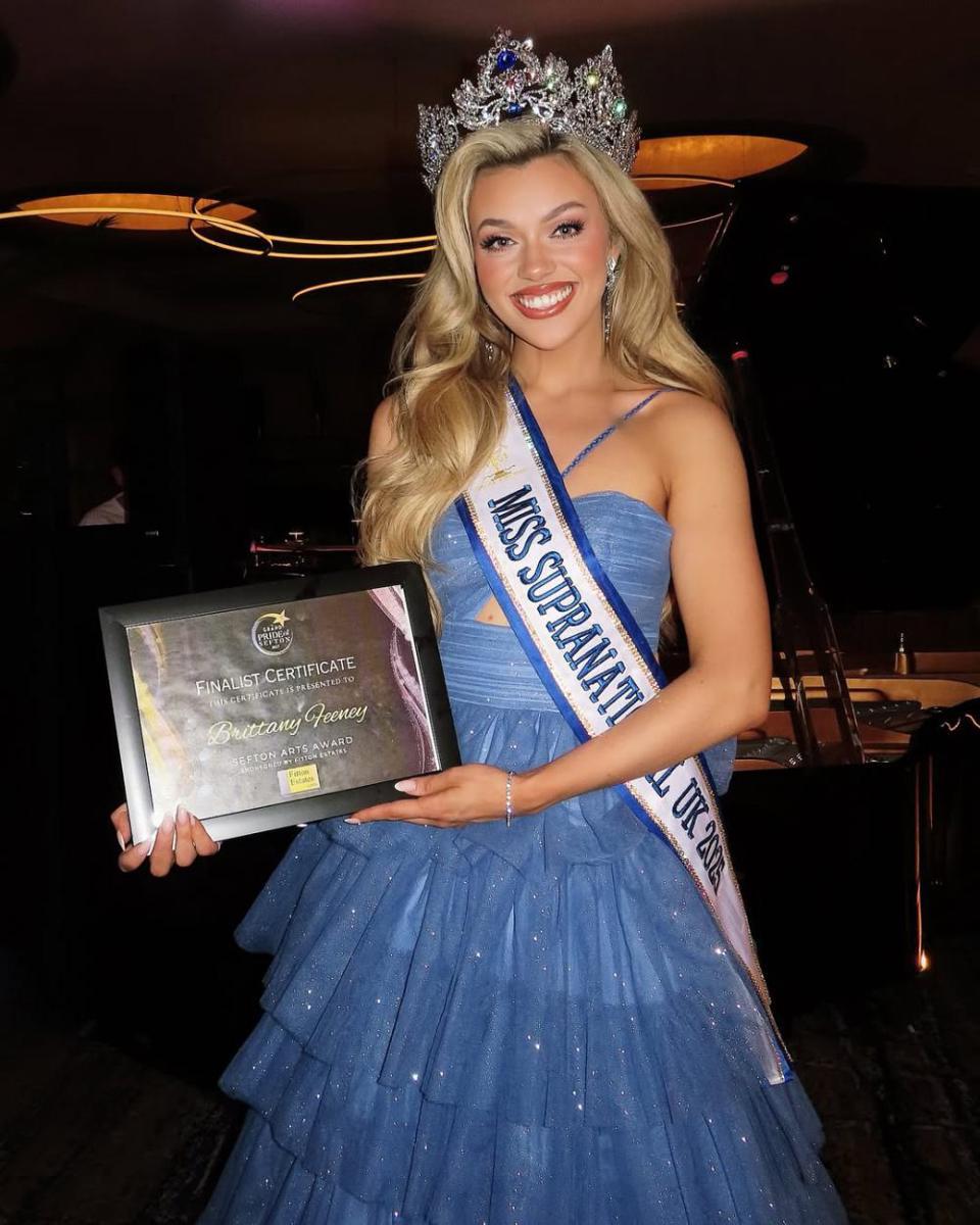 Potret Miss Supranational United Kingdom 2025, Brittany Feeney (instagram.com/brittanyfeeneyx)