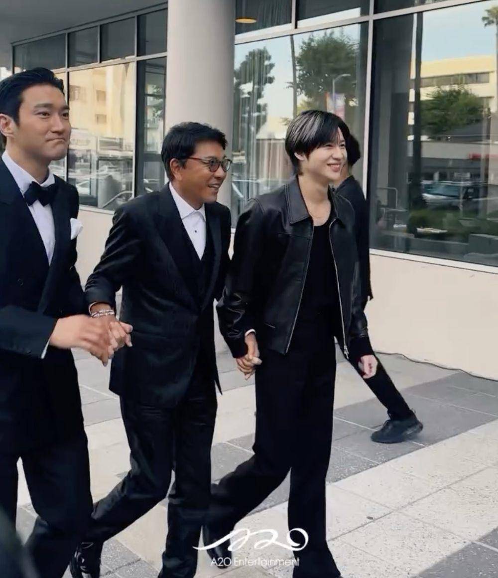 momen premiere film dokumenter Lee Soo Man (instagram.com/a2o_channel)