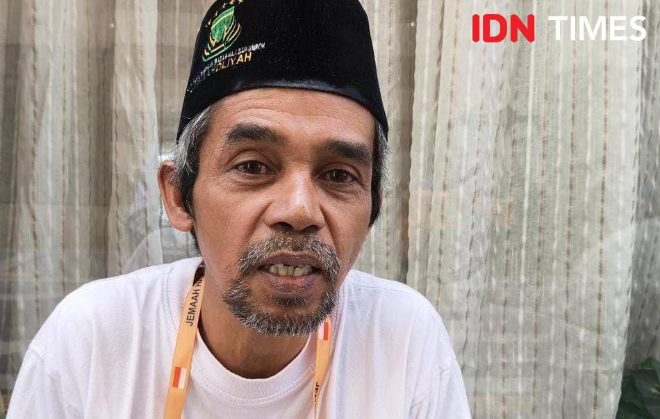 Kayanto Al M Ali Kusairi, jemaah calon haji asal Semarang dari Embarkasi Solo (SOC) Kloter 35 (Media Center Haji/Rochmanudin)