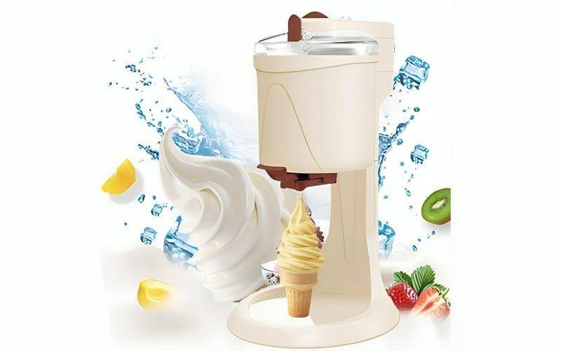 tampilan Mesin Pembuat ES KRIM Mini (dok. Tokopedia/velins sinar)