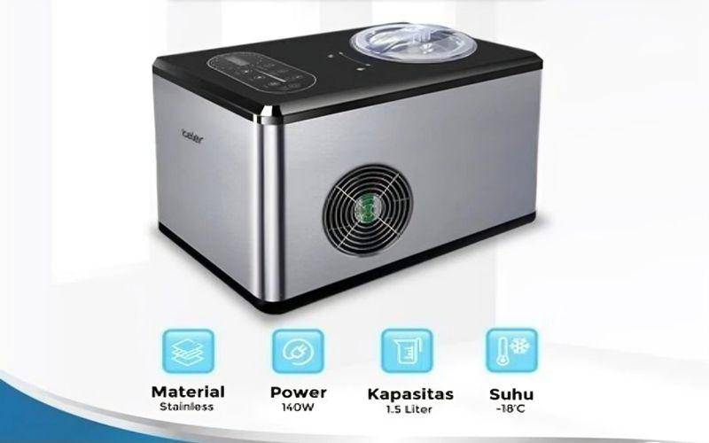 tampilan Iceler Mesin Ice Cream 3IN1 Touch Screen (dok. Tokopedia/Iceler Official)