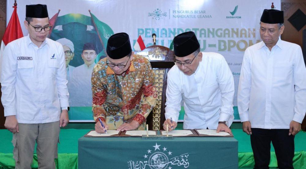 BPOM dan PBNU Kerja Sama Dorong Pemberdayaan UMKM Pesantren