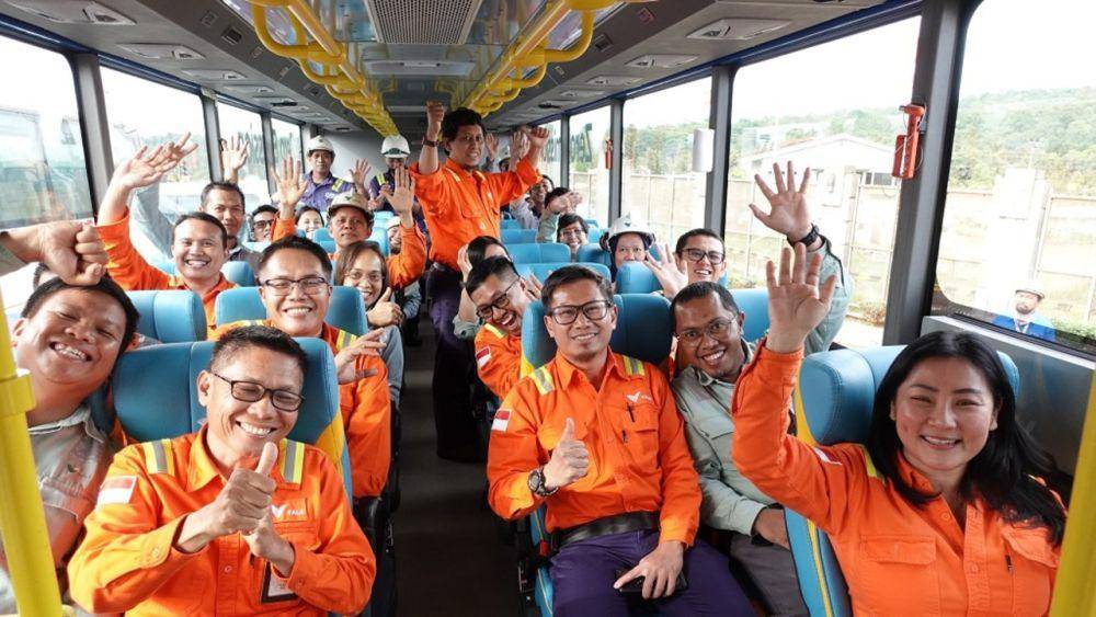 bus listrik PT Vale Indonesia. (vale.com)