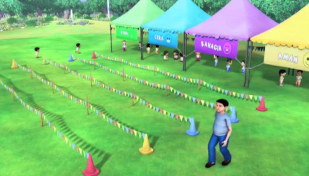 cuplikan episode Sedia... Mula! di serial Upin dan Ipin (youtube.com/Les' Copaque Production)