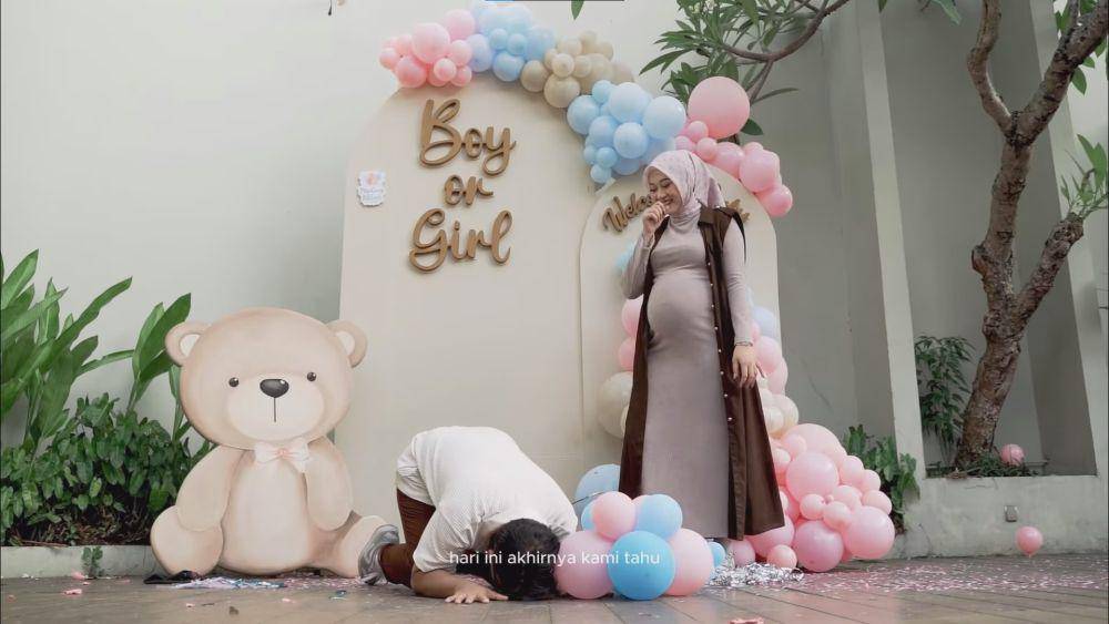 potret gender reveal istri Danang Pradana (danang_official91)
