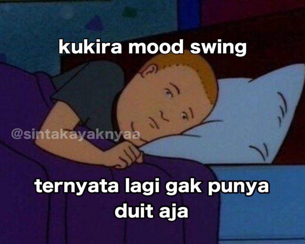 Meme kocak lagi murung (x.com/sintakayaknyaa)