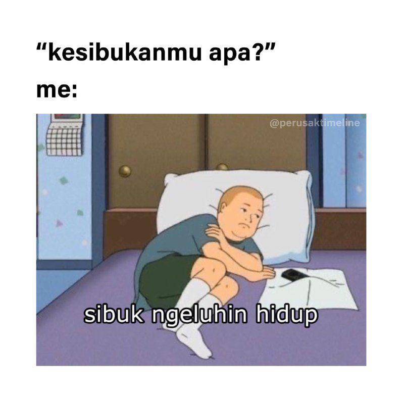 Meme kocak lagi murung (x.com/perusaktimelin)