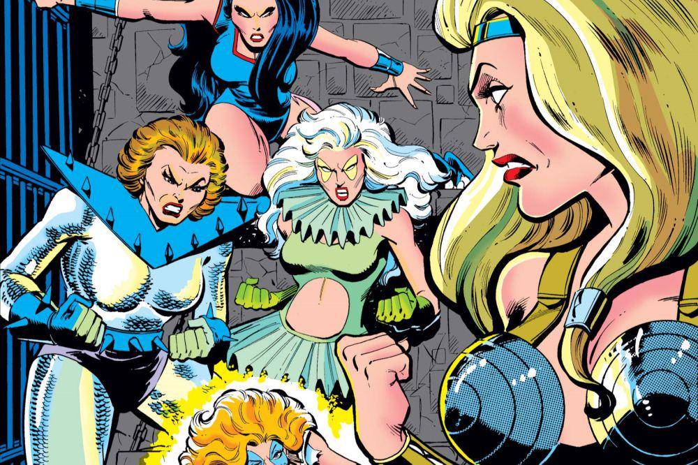 Mel sebagai Screaming Mimi tampil bersama Dazzler. (dok. Marvel Comics/Dazzler)