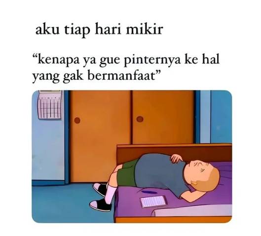 Meme kocak lagi murung (instagram.com/karyawannyablak)