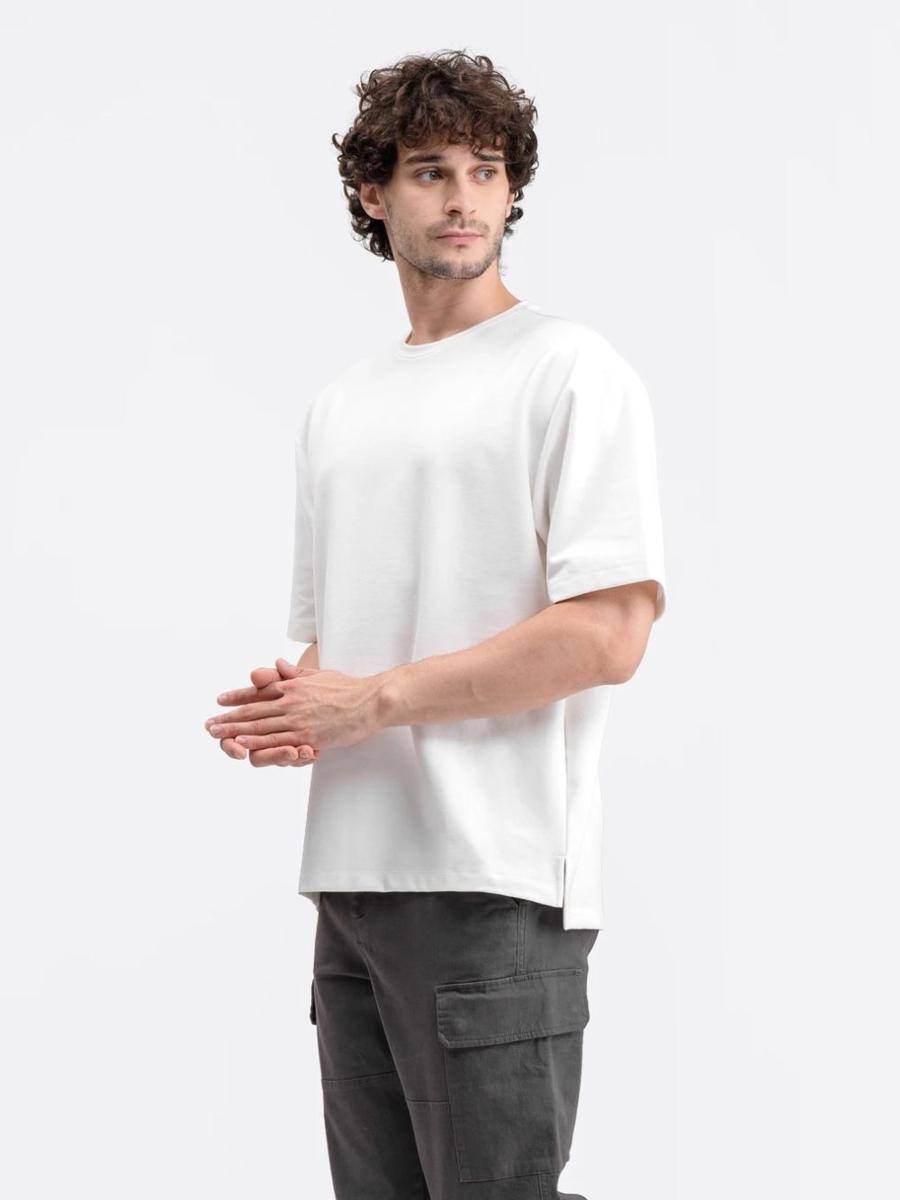 Livehaf - Boxy Ease Tee Natural (shopee.co.id/LIVEHAF Official Shop)
