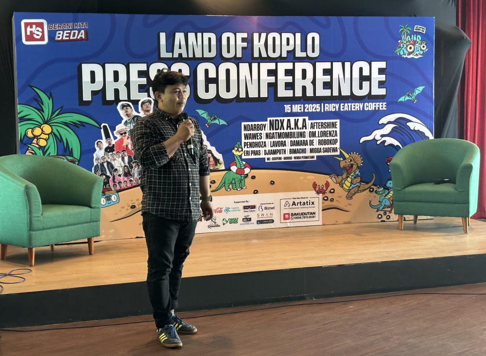Ketua Pelaksana Land of Koplo, Andreas Widi. (IDN Times/Herlambang Jati Kusumo)