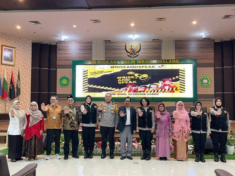 egiatan “Rise and Speak Bersama Civitas academica” yang digelar di UIN Maulana Malik Ibrahim Malang pada Rabu (14/5/2025) (Dok/Humas Polri)