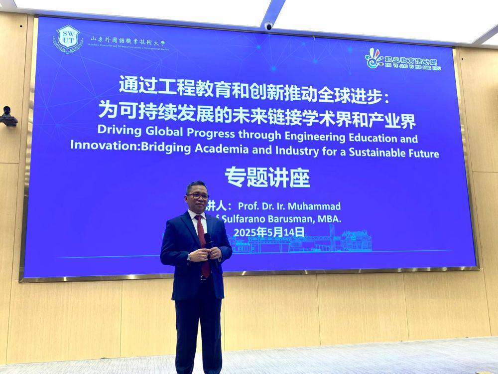 Rektor UBL Yusuf Barusman Diundang jadi Visiting Professor di China