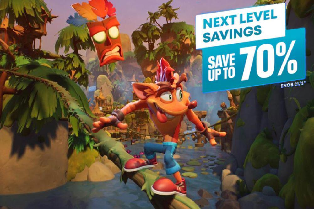 4 Diskon Game Crash Bandicoot di PlayStation Next Level Savings 2025