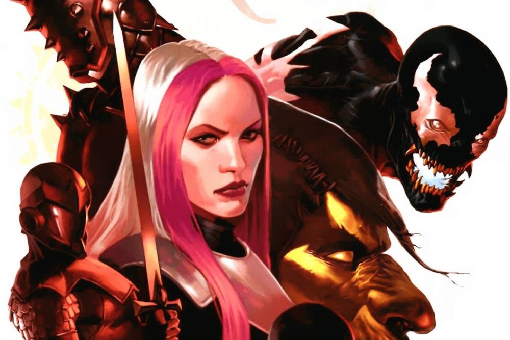 Songbird bersama Thunderbolts versi Norman Osborn (dok. Marvel Comics/Thunderbolts)