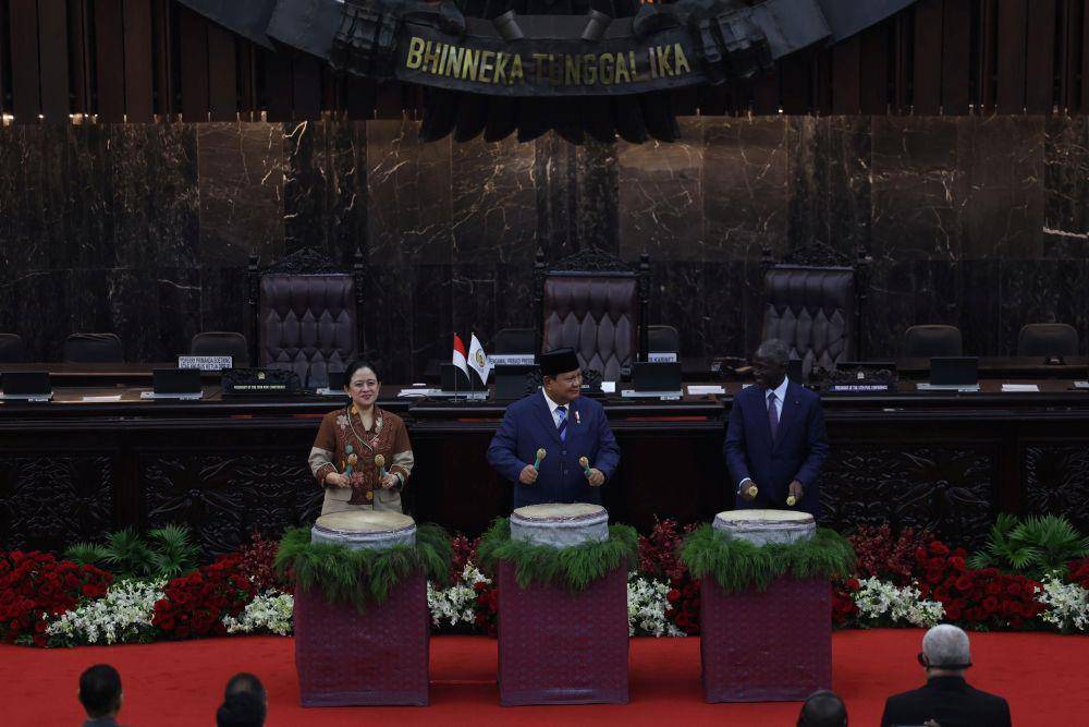Prabowo saat membuka Konferensi ke-19 Persatuan Parlemen Negara Anggota OKI. (dok. Tim Komunikasi Prabowo)