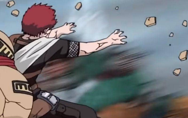 cuplikan Rock lee vs Gaara (dok. bakakun/Naruto)