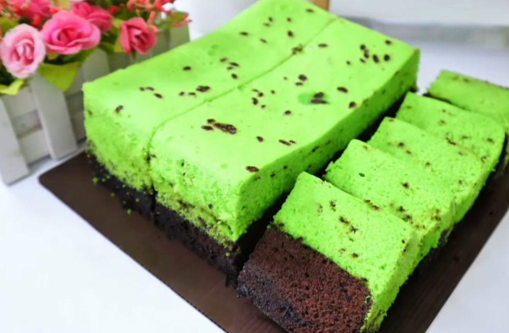 Resep Brownies Cokelat Meses Pandan yang Harum dan Lumer di Mulut