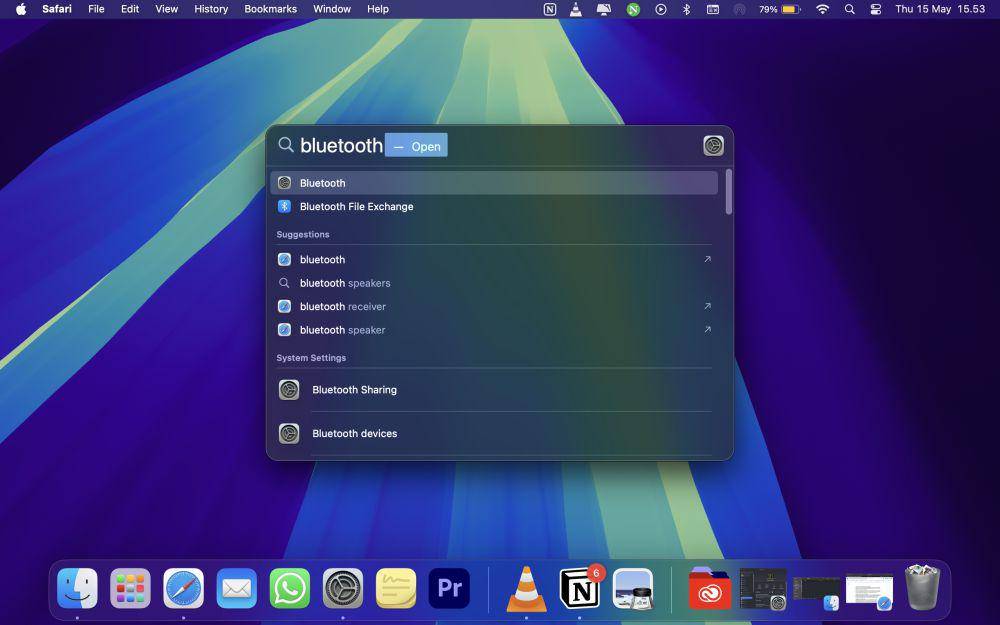 Spotlight Search buat cek system settings (dok. Pribadi/Ahmad Khoirul Anam)