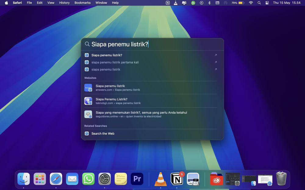 Spotlight Search buat browsing (dok. Pribadi/Ahmad Khoirul Anam)