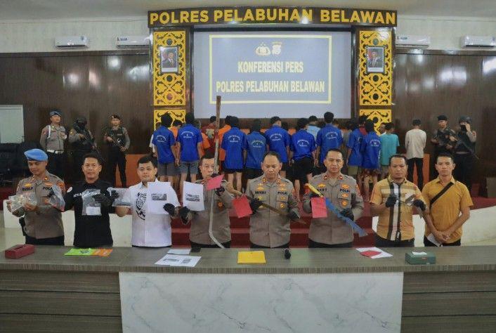Bakar Motor Polisi, Anak Bandar Narkoba dan Komplotannya Ditangkap