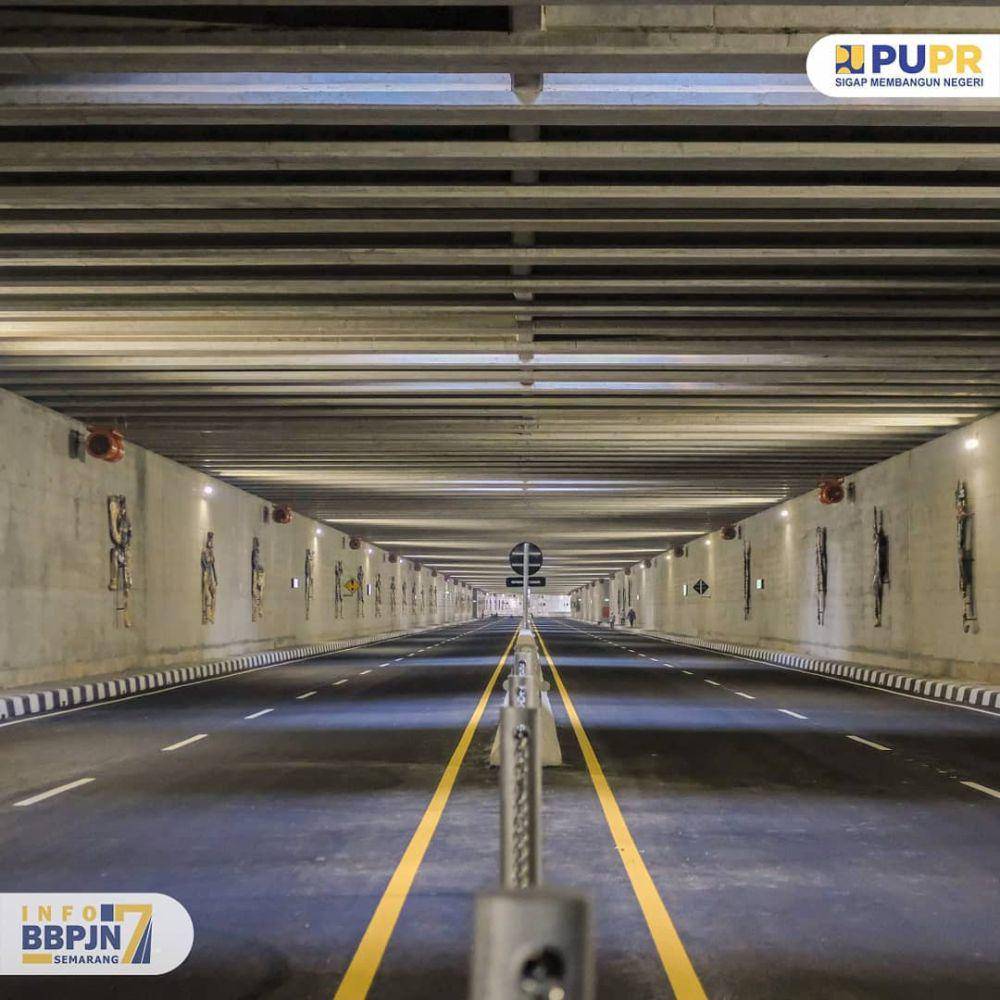 potret Underpass Yogyakarta International Airport (YIA) (instagram.com/pu_jalan_jatengdiy)