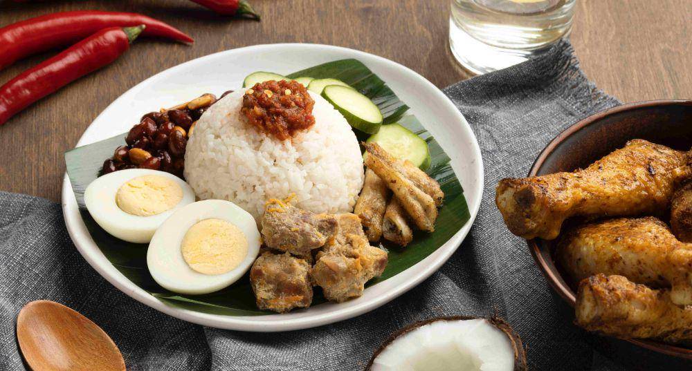ilustrasi nasi lemak (freepik.com/freepik)