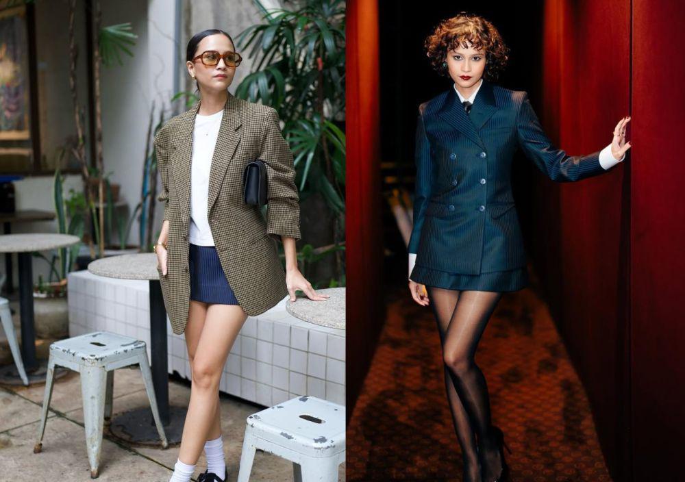 7 Inspirasi OOTD Blazer ala Lutesha, Bikin Look Lebih Menawan!