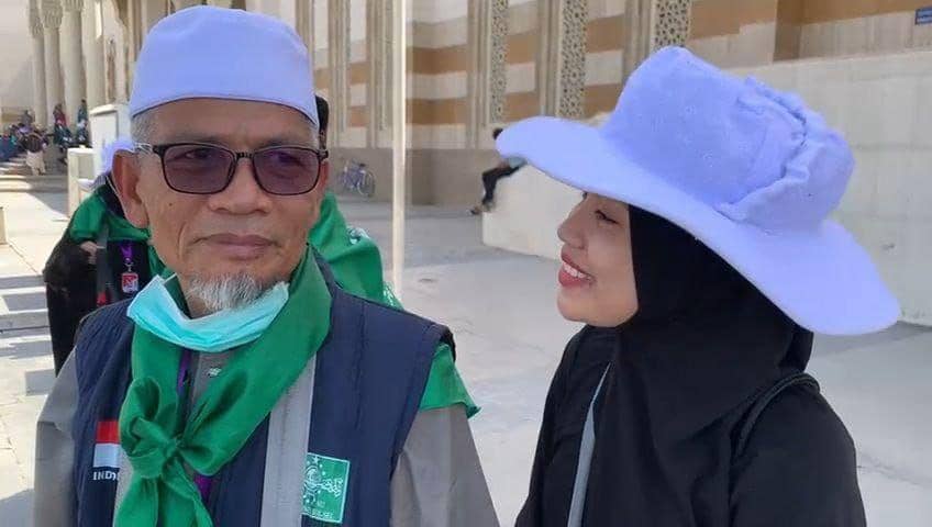 Inayatul, jemaah ahji asal Sulsel menggantikan ibunya yang wafat. (Media Center Haji)