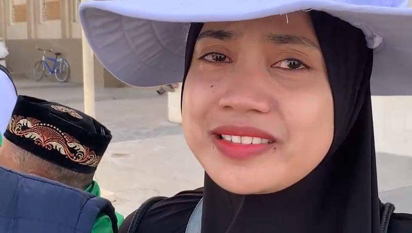 Inayatul, jemaah ahji asal Sulsel menggantikan ibunya yang wafat. (Media Center Haji)