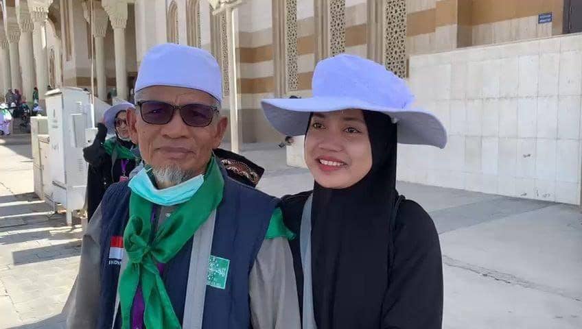 Inayatul, jemaah ahji asal Sulsel menggantikan ibunya yang wafat. (Media Center Haji)