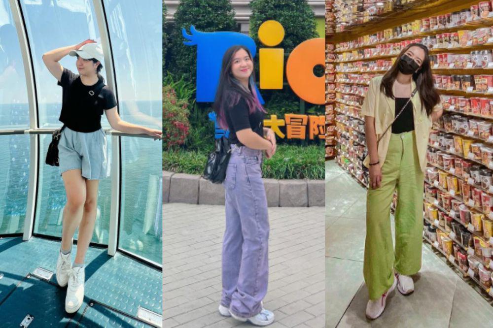7 Inspirasi Outfit Liburan ala Meissie, Comfy Look!