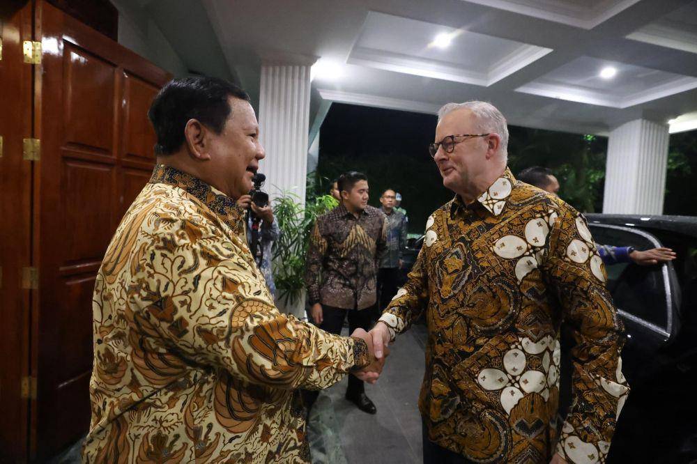Presiden Prabowo dan PM Australia, Anthony Albanese (dok. Tim Media Prabowo)