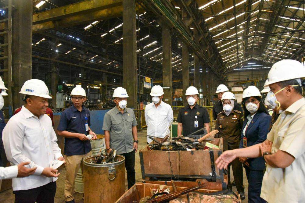 BNPT Musnahkan Barang Bukti Pidana Terorisme 2025 (dok. Istimewa)