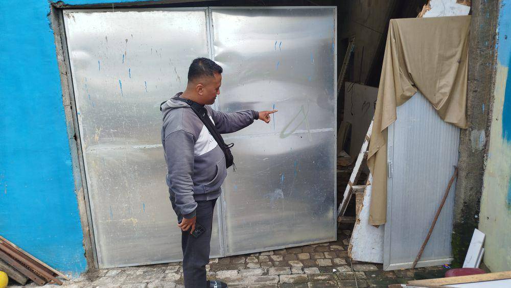Lokasi maling tanpa busana membobol rumah warga. (IDN Times/Rizal Adhi Pratama)