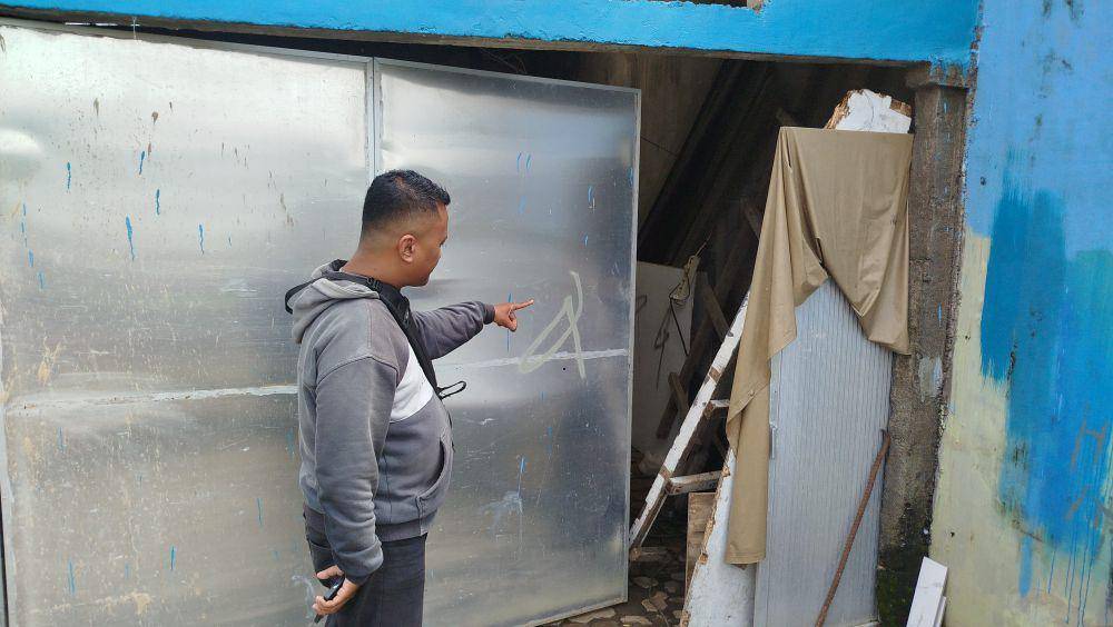 Lokasi maling tanpa busana membobol rumah warga. (IDN Times/Rizal Adhi Pratama)