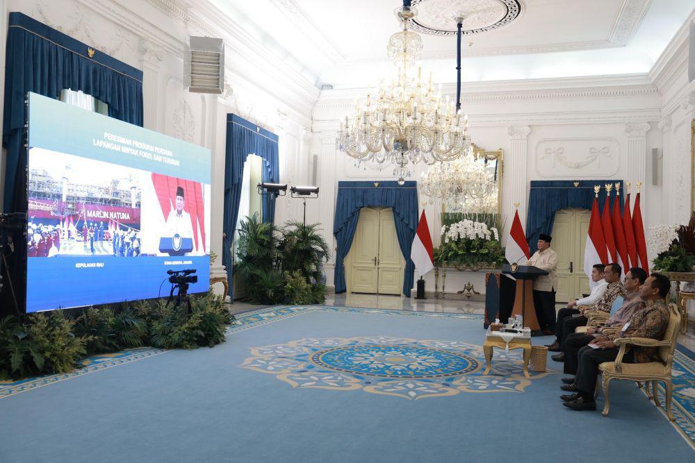 Teknologi Hampir 100 Persen Lokal, Prabowo Bangga Proyek Migas