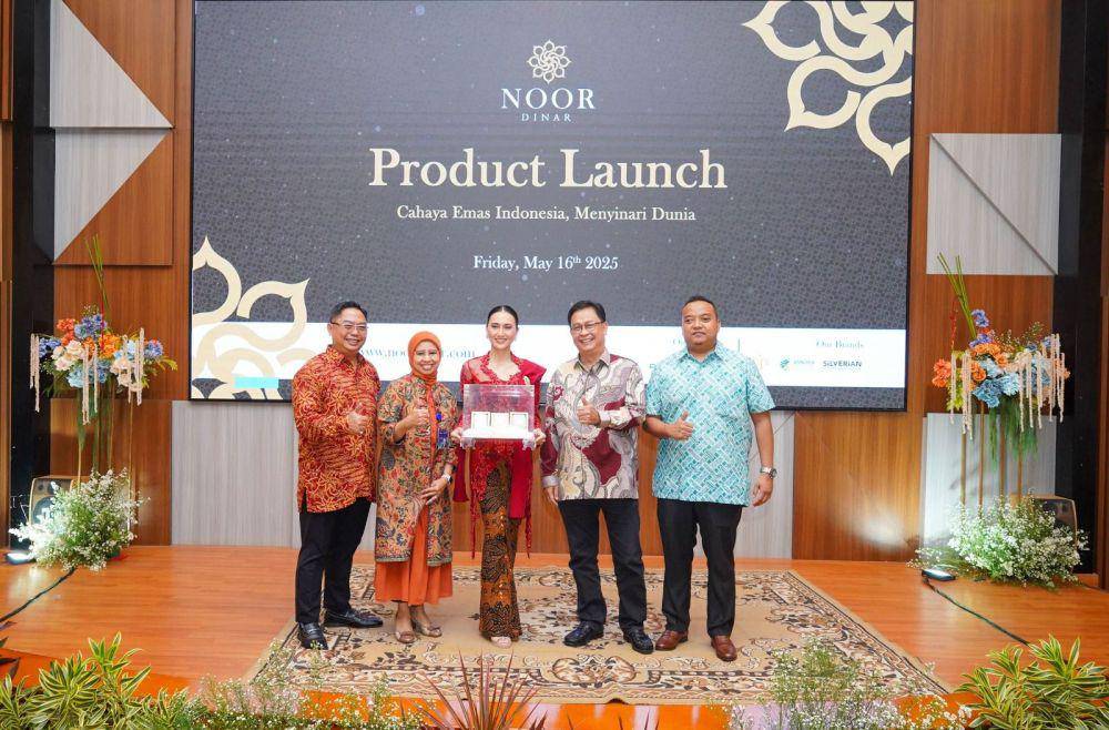 Rana Precious Metal meluncurkan Rana Gold Bar dan Noor Dinar yang dibuat PERURI. (dok. PERURI)