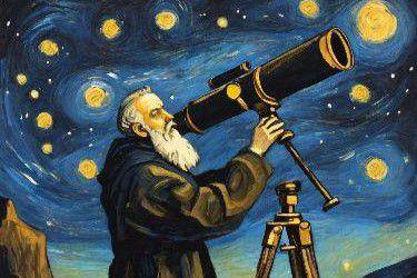Ilustrasi fakta menarik tentang kejeniusan Galileo Galilei. (Pinterest/Artisticanvas)