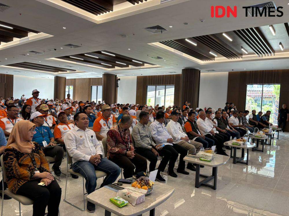 Ratusan anggota REI saat berkunjung ke KIPP IKN (IDN Times/Ervan)