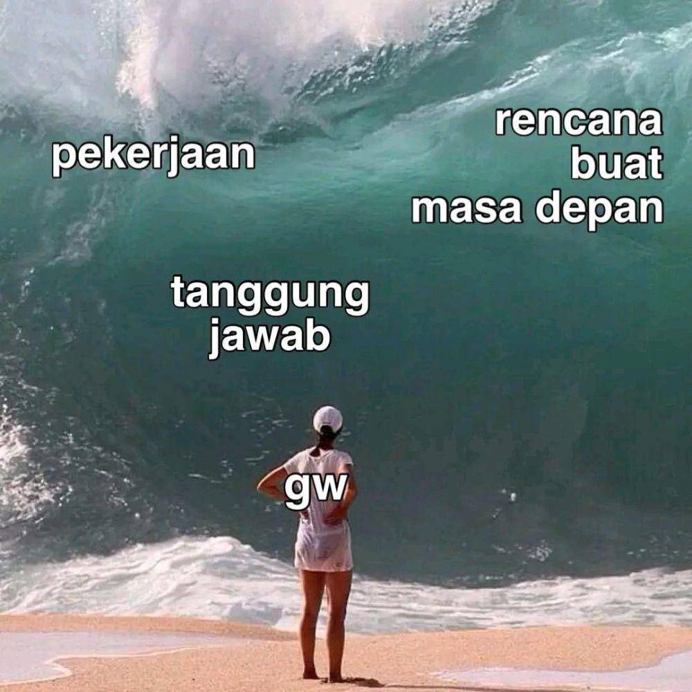 Meme Orang Dewasa yang Dihadang Realita Hidup (x.com/Rain_shefaa)