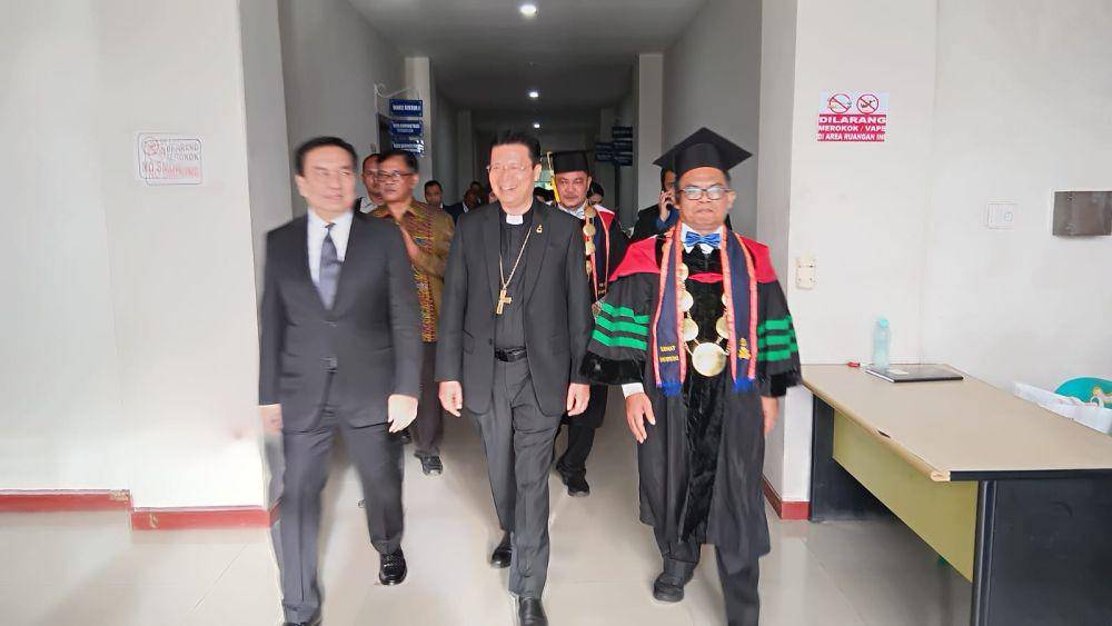Wisuda Universitas HKBP Nommensen Siantar periode I 2025 (dok.UHN Siantar)